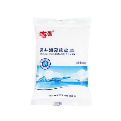 深井海藻碘食用盐海晶400g*6袋