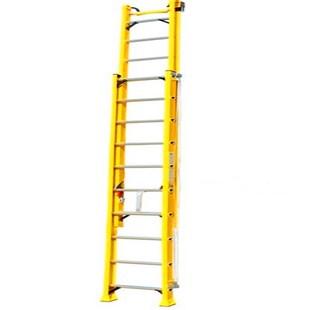 10米12米绝缘梯单侧升降梯子电讯玻璃钢伸缩梯超高云梯工程消防梯