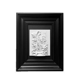 现代简约轻奢装饰画集挂画黑色框餐厅高级感组合客厅玄关摆件法式