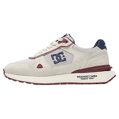 DCSHOES V-Run 男士运动休闲鞋子男鞋春季新款牛反绒皮厚底阿甘鞋