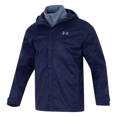 安德玛男子连帽三合一外套舒适