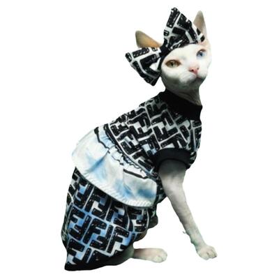 德文衣服YMDR无毛猫衣服德文裙子