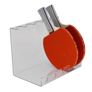 亚克力多孔位乒乒球拍展示架文具店商场球拍底座支撑架球拍陈列架