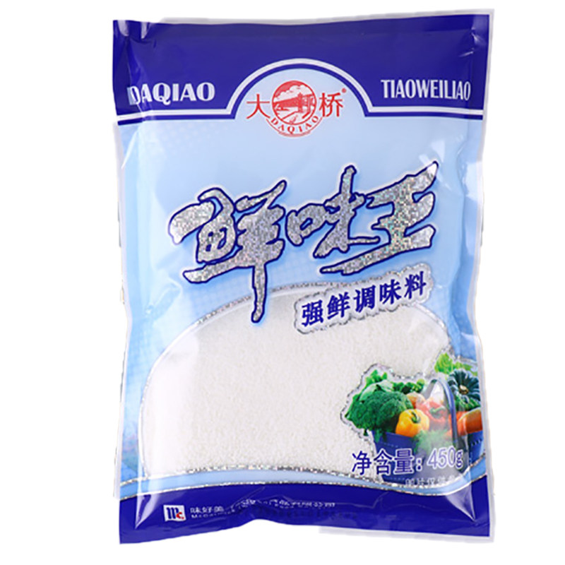 大桥鲜味王450g克去腥强鲜调味料餐饮装代替味精商用大袋增鲜提味
