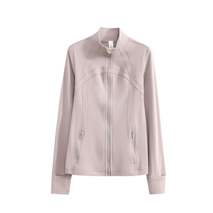 LuLu同款Define修身瑜伽立领上衣女士运动收腰紧身夹克外套无logo