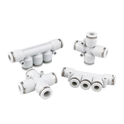 气管白色塑料快速接头