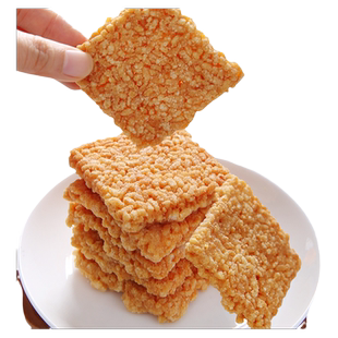 琦王蟹黄味锅巴蟹香咸蛋黄糯米锅巴休闲食品小吃网红爆款解馋零食