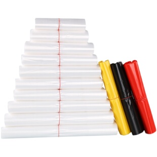 塑料袋食品袋商用小手提白色透明方便拎袋一次性打包袋超市购物袋