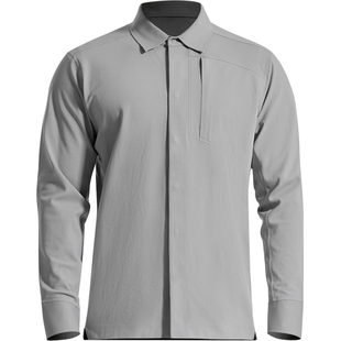 SOSOLEMON 都市通勤/出差商旅男士长袖POLO衫翻领SLIM FIT修身版