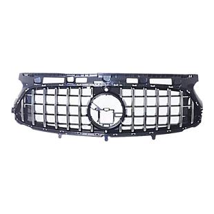 适用于16-26奔驰GLC260中网改装升级前杠满天星中网GLC300大包围