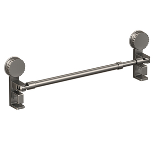 卫生间吸盘拖鞋架免打孔伸缩门后拖鞋挂墙收纳架宿舍脸盆毛巾挂架