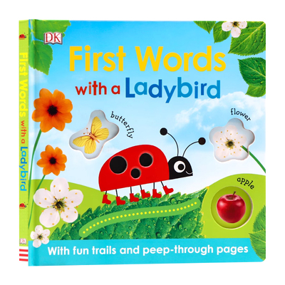 DK跟着瓢虫学单词洞洞书纸板书