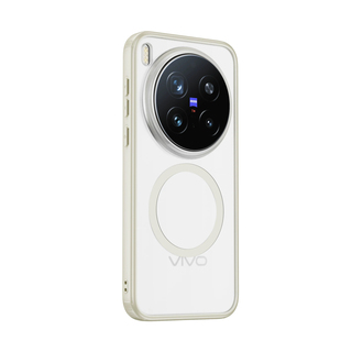 米斯登适用vivo X300Ultra肤感磨砂手机壳x300s全包软气囊防摔Pro磁吸保护套简约半透明高档灰色男女新款潮牌
