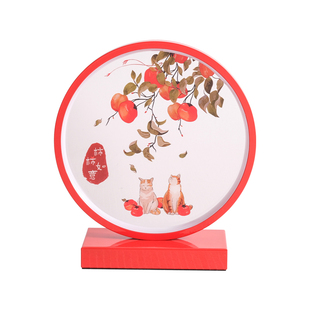 柿柿如意乔迁新居礼品搬家暖房布置创意装饰品礼物送朋友同事摆件