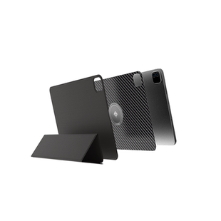 ipadpro保护壳双面夹拿命散热TVVT009磁吸搭扣防弯散热三折面盖保护壳