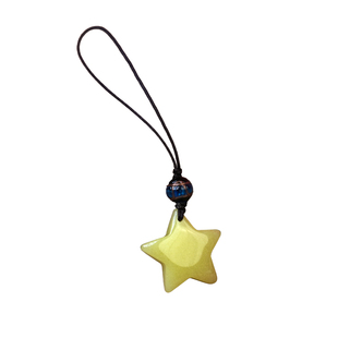 夜光石小星星创意挂件手机挂绳男女情侣手机链钥匙链可爱挂饰礼物