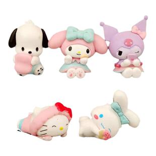 美乐蒂摆件迷你库洛米公仔便宜hellokitty限量版帕恰狗盲盒奶油胶