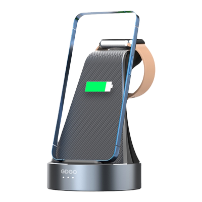 GDGO适用苹果二合一无线充电器