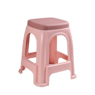 【超厚凳王】塑料加厚凳子家用高椅子熟胶结实成人胶凳子大号板凳