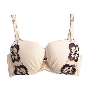 欧系列正品70B75A刺绣大罩杯薄棉杯女内衣聚拢胸罩文胸OA23421