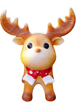 圣诞节卡通雪人圣诞老人装饰摆件