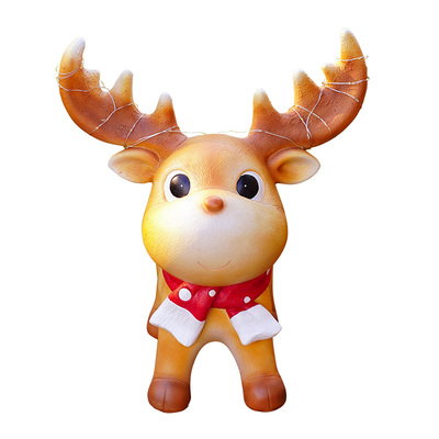 圣诞节卡通雪人圣诞老人装饰摆件