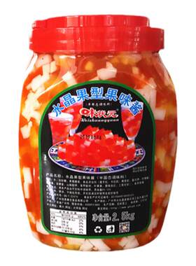 奶茶店彩色蒟蒻颗粒布丁果冻