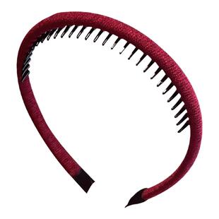 红色毛线发箍女款2025新款高颅顶洗脸专用头箍秋冬发带压发卡头饰