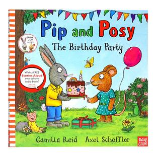波西和皮普 生日派对 英文原版绘本 Pip and Posy The Birthday Party 名家Axel Scheffler 情商社交能力培养 儿童启蒙图画书 平装