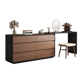 咏楠梳妆台斗柜一体实木卧室现代简约新款转角收纳柜储物柜化妆桌