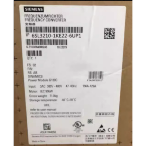 议价6SL3210-1KE22-6UP1西门子G120C变频器额定功率6SL32101KE226