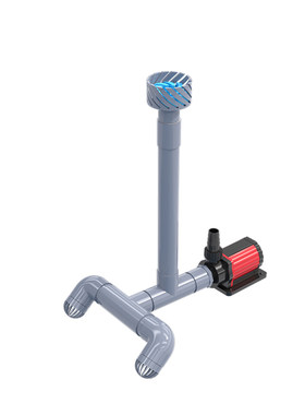 户外鱼缸水泵改面吸底吸过滤器
