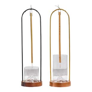 梅林笔庄免洗笔架毛笔挂架笔挂毛笔架展示架书法专用挂毛笔的笔架多功能挂笔架轻奢高级感收纳架润笔器毛笔