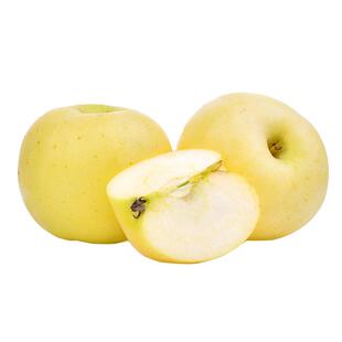 山东烟台黄金奶油富士苹果正宗当季黄苹果奶香新鲜水果批发脆甜果