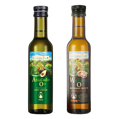 【法国进口】爷爷的农场进口核桃油牛油果油热炒油婴幼儿辅食油