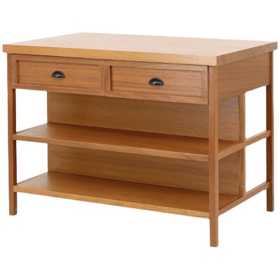 玩具】中岛台/吧椅/木筐 5分6分bjd兵人blythe娃屋摆件微缩模型