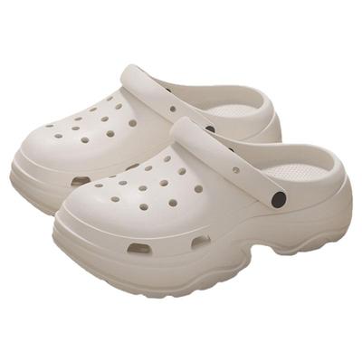 厚底增高6.0cm洞洞鞋女款