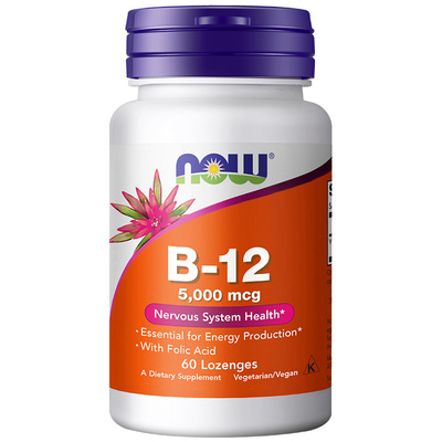 NOW维生素B-125000微克60含片