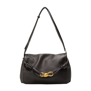 TAWEN 头层牛皮腋下包女秋冬高级感小众hobo斜挎包通勤单肩托特包