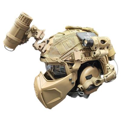 无贼amp风格战术头盔式耳麦罩后翻旋转对讲手机通讯战术耳机听歌