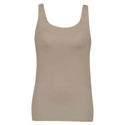 华歌尔带胸垫外穿宽肩吊带背心女