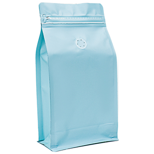 利源咖啡密封袋两磅咖啡豆包装袋侧拉链铝箔八边封袋单向气阀包邮