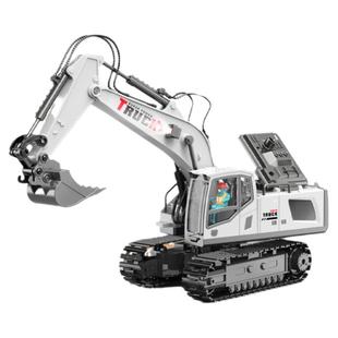 大号合金遥控挖掘机玩具车男孩仿真电动儿童挖土机汽车工程车挖机