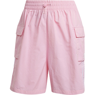 Adidas/阿迪达斯正品3S CARGO SHORTS女士工装运动短裤JH1076