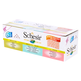领养之家 Schesir雪诗雅猫罐头进口湿粮天然成幼猫零食水煮汤煮
