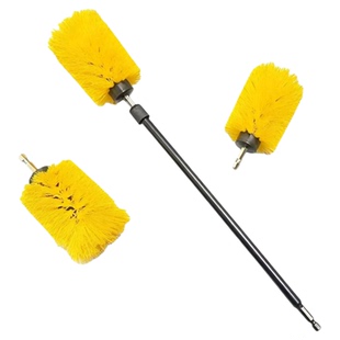 电动清洁刷头多功能圆形刷子软硬毛杯刷电钻长柄洗净水器鱼缸神器