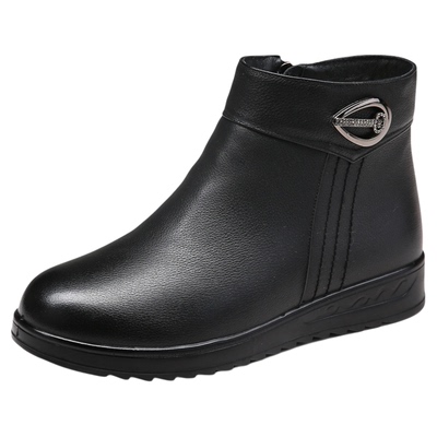 蜘蛛王旗舰店加绒加厚保暖棉鞋女