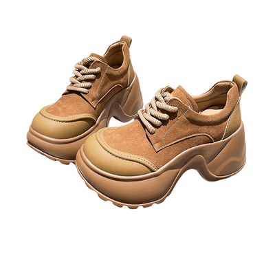 厚底松糕超高跟小个子8cm单鞋女