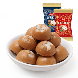 金冠椰肉椰汁糖1斤年货休闲零食品结婚订婚伴手礼喜糖果散装批发