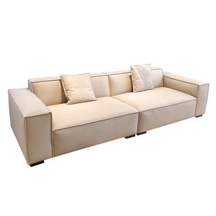 豆腐块直排沙发小户型科技布艺北欧表情宅寂风方块baxter客厅极简